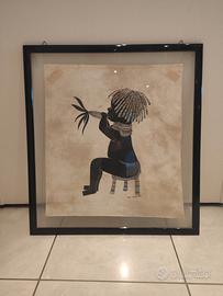quadro BatiK africano 