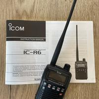 Radio Scanner ICOM IC-R6 con accessori