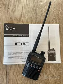 Radio Scanner ICOM IC-R6 con accessori