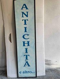 Insegna Antichità Anni 1980 per negozio o decoro