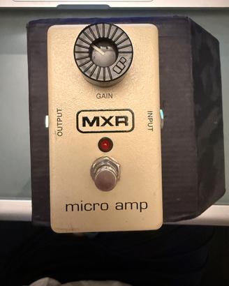 MXR micro amp Booster pedale chitarra
