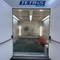 Cabina di verniciatura.