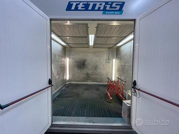 Cabina di verniciatura.