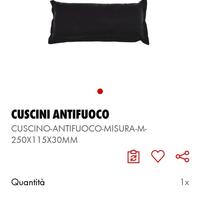 CUSCINO ANTIFUOCO MISURA 250X115X30MM WURTH 20PZ