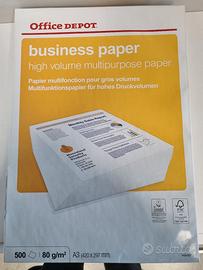 Risma di carta A3 500 fogli 80g/m² office depot