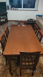 sala da pranzo stile arte povera 