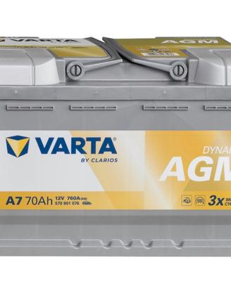 Batteria auto Varta Dynamic AGM 12V 70Ah 760A