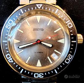 Vostok Amfibia 780830 quadrante argento 