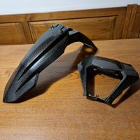 Parafango e Mascherina faro KTM Exc