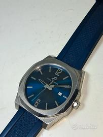 Orologio Luca Barra Uomo vintage blu analogico