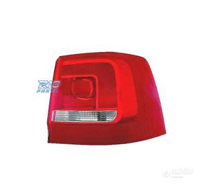 FANALE DX VOLKSWAGEN VW SHARAN 10-15 BIANCO ROSSO