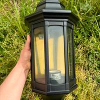 Lampada mezza lanterna a parete da esterno
