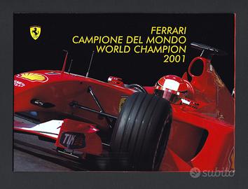 Folder con FDC Somalia Ferrari Campione 2001