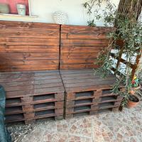 Divano pedane da giardino