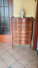 Cassettiera settimanale in mogano