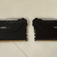 CORSAIR VENGEANCE RGB PRO RAM 16GB DDR4 3200MHZ