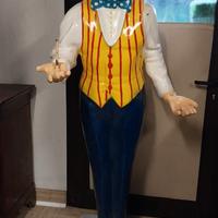 Statua cameriere americana vintage