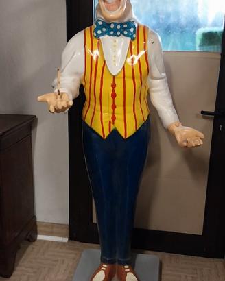 Statua cameriere americana vintage