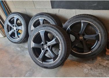 cerchi lega da 17° con gomme estive 