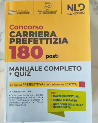 Concorso Carriera Prefettizia 180 posti