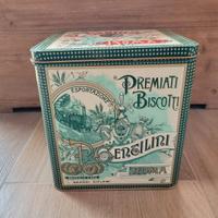 Scatola latta vintage Biscotti Gentilini