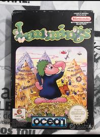 Lemmings Nintendo NES - Prima Edizione PAL ITA
