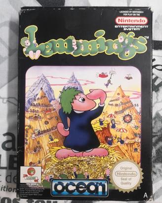 Lemmings Nintendo NES - Prima Edizione PAL ITA
