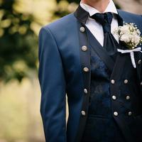 🤵 Abito da sposo PETRELLI – Blu, taglia 44