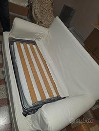 divano letto  completo di materasso originale,