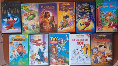 Videocassette VHS classici Disney & Dreamworks