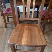 Set 6 Sedie legno massello