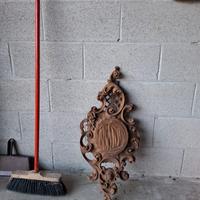 barometro intagliato a mano da inserire orologio