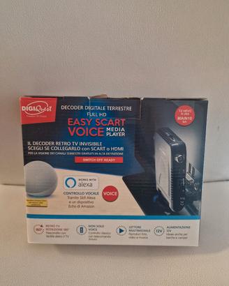 Decoder GIQuest scart voice - Alexa e telecomando