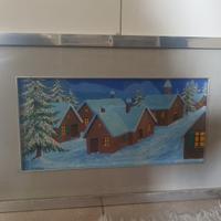 Quadro per bambini dipinto a mano moderno