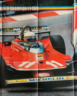 Poster Jody Scheckter 1979, dimensioni 90 x 60 cm