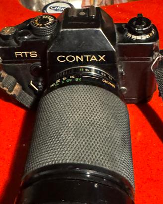 Macchina fotografica Contax Rts+Soligor vintage