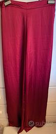 Pantalone a palazzo vita alta, elegante c/cerniera