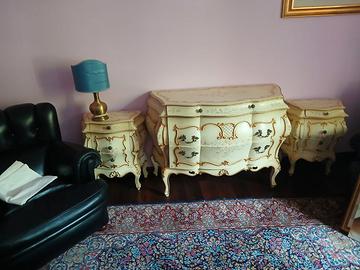 Camera da letto in stile barocco veneziano