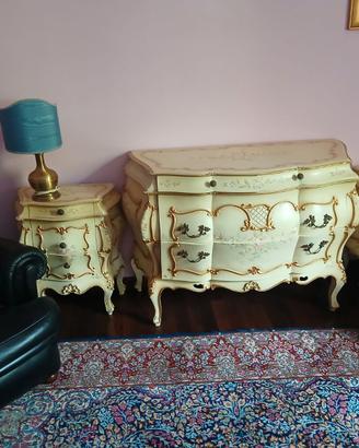 Camera da letto in stile barocco veneziano