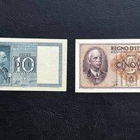 BANCONOTE LIRE ITALIANE VITTORIO EMANUELE III