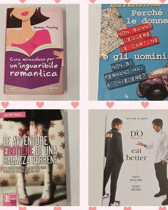 4 libri venduti insieme, Totale 10 €