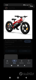 Ducati elettrica per bambini