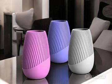 Vaso moderno per interni - design spirale