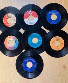 7 vinili da 45 giri, anni’70/80, vintage