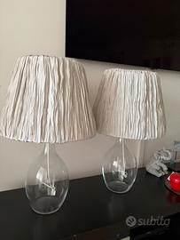 Coppia di lampade IKEA in vetro