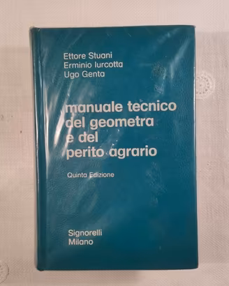 Manuale del GEOMETRA – Edizioni Signorelli Milano
