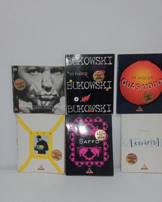 Set 6 Libri "I miti Poesia - Mondadori"
