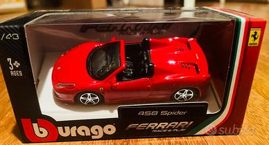 Burago Ferrari 458 Spider Macchinina