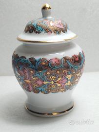 vasetto fiorentino dettagli oro e bronzo 