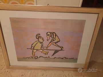 Litografia Mino maccari